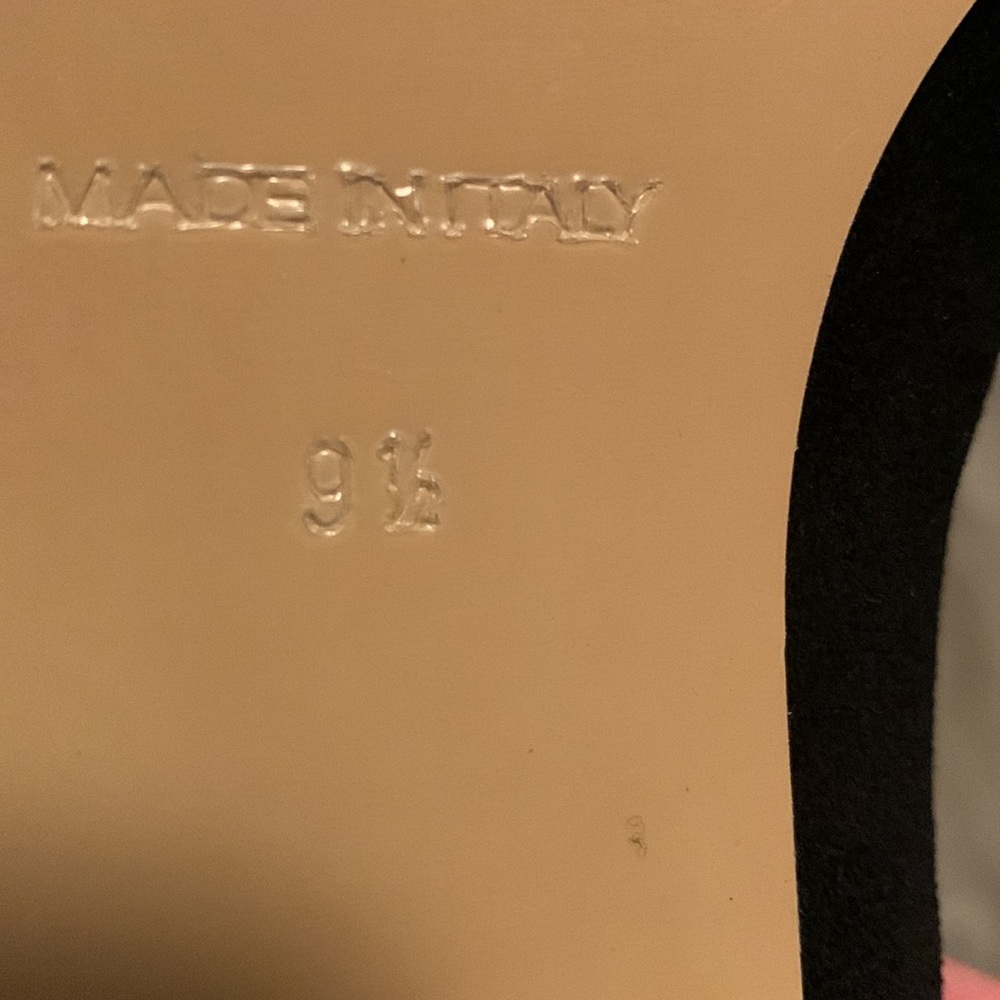 Everlane Suede Heel Mules Black Size 9.5 - Picture 14 of 16